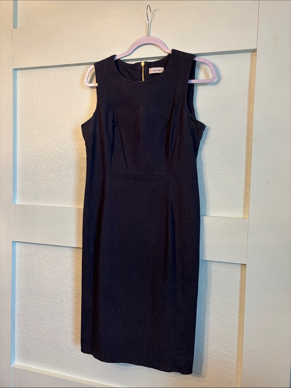 Calvin Klein dark denim dress